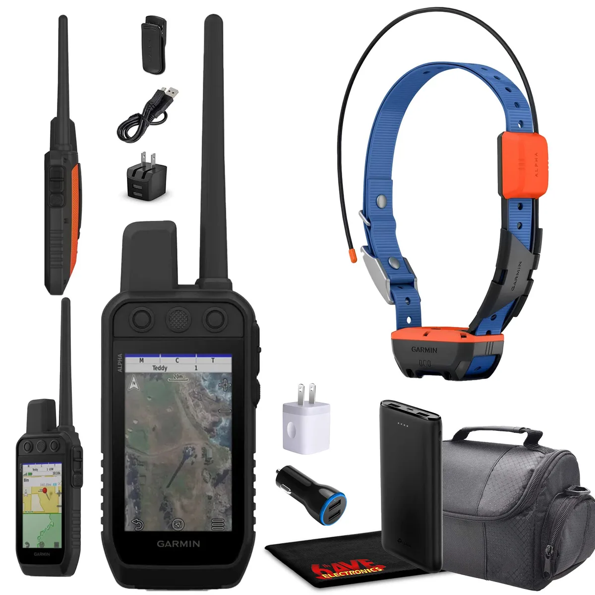 Garmin Garmin Alpha 300 GPS navigation with T20 collar — 3.5″ touchscreen, 20 dogs, 55 h battery — product photo