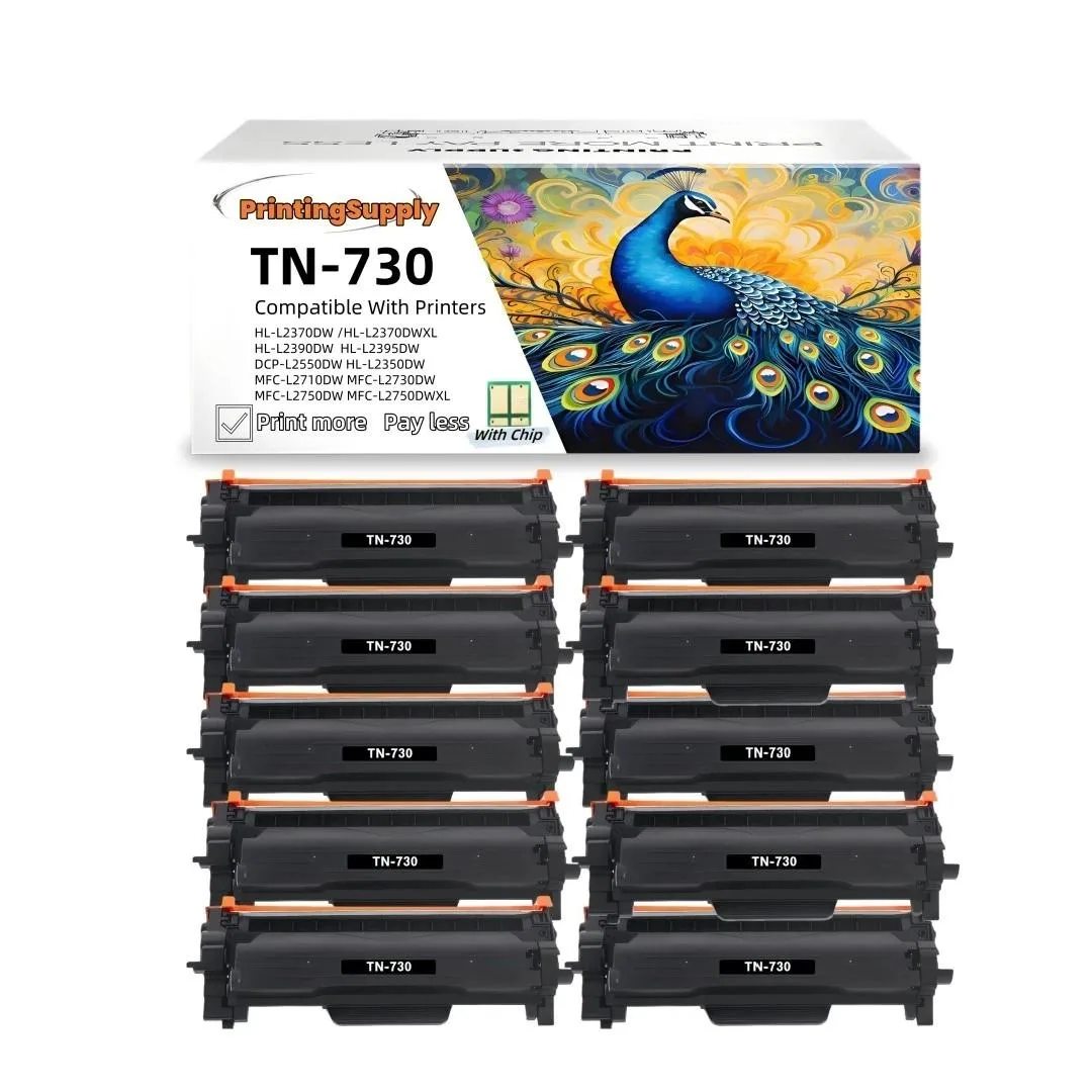Aster Graphics Inc Aster Graphics Inc TN760 Black Toner Cartridge 10 Pack — product photo