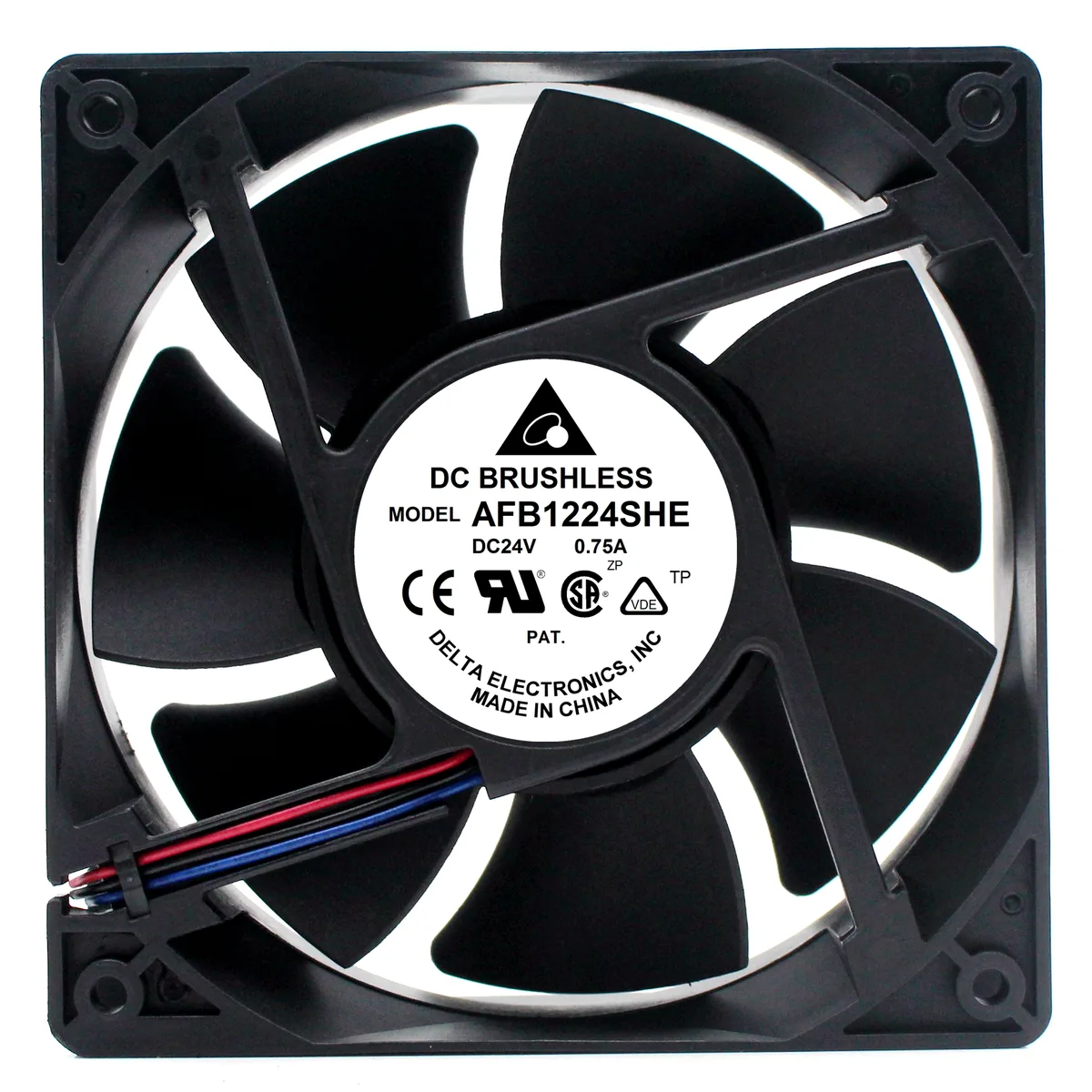 Fans Fans AFB1224SHE 12038 24V 0.75A 120mm 38mm case fan — product photo
