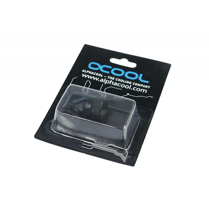 Alphacool Alphacool 90° Revolvable Angled Adaptor Deep Black 17057 — product photo