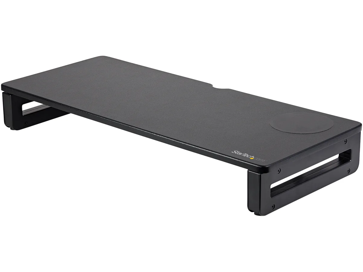 STARTECH STARTECH MONSTADQI monitor riser with 15W Qi charger black — תמונת המוצר