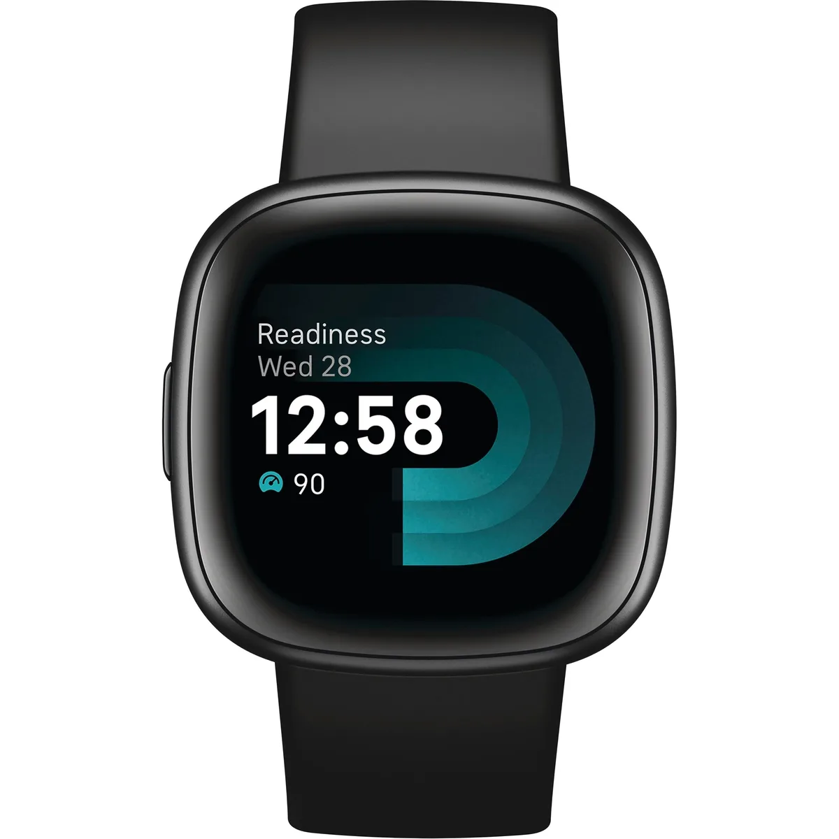 Google Google Fitbit Versa 4 Smartwatch Black Graphite GPS Fitness Tracker Bluetooth 5.0 — product photo