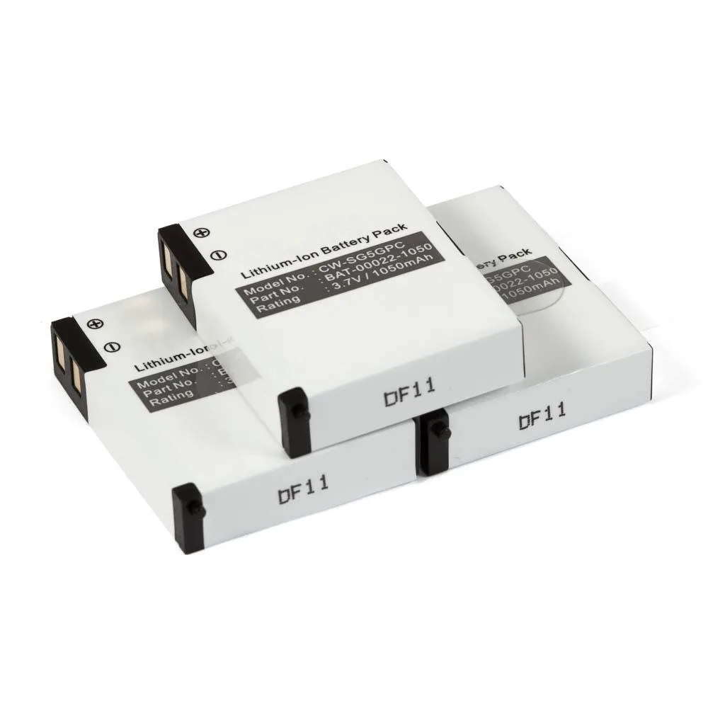 Centenex Electronics Centenex Electronics AS-BASKYGOLF-SG5-2 Li-Ion Battery 3-Pack 1050mAh 3.7V — product photo