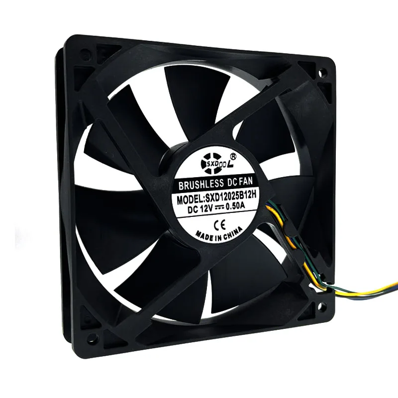 SXDOOL SXDOOL 120mm PWM Case Fan 3300 RPM Dual Ball Bearing 107 CFM — product photo