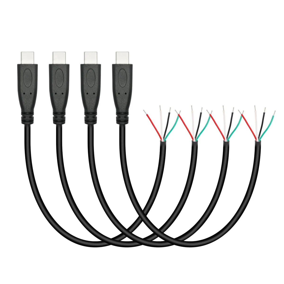 Vszerda Vszerda USB C to 4 Pin Bare Wire 11in 4-Pack — product photo