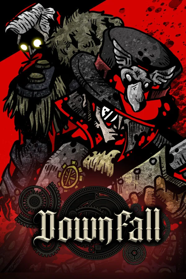 Steam download code card for Downfall action game