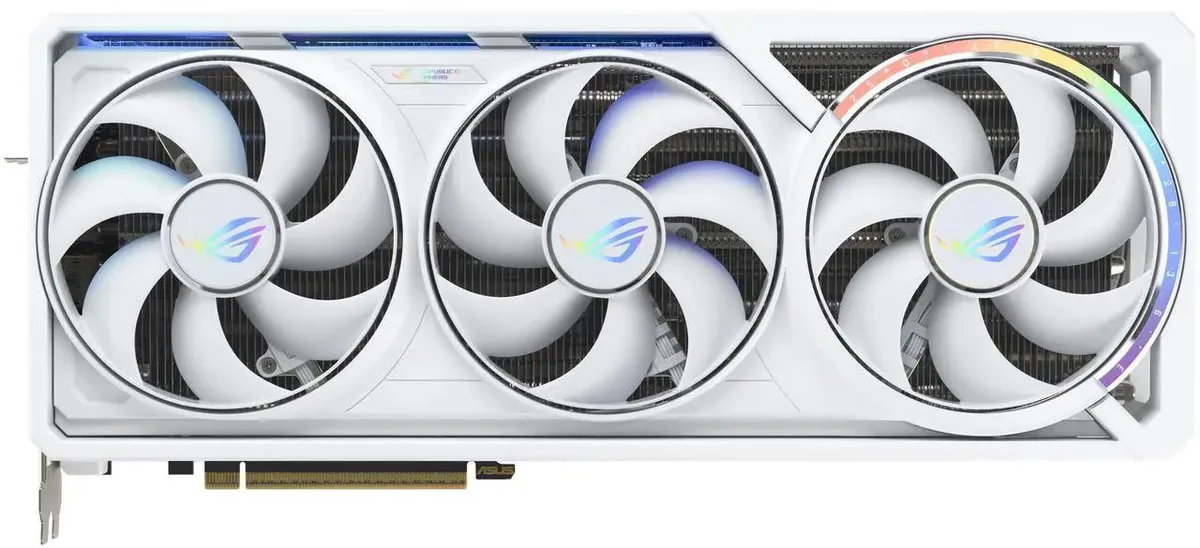 ASUS ASUS ROG Astral GeForce RTX 5090 32GB GDDR7 White graphics card — product photo