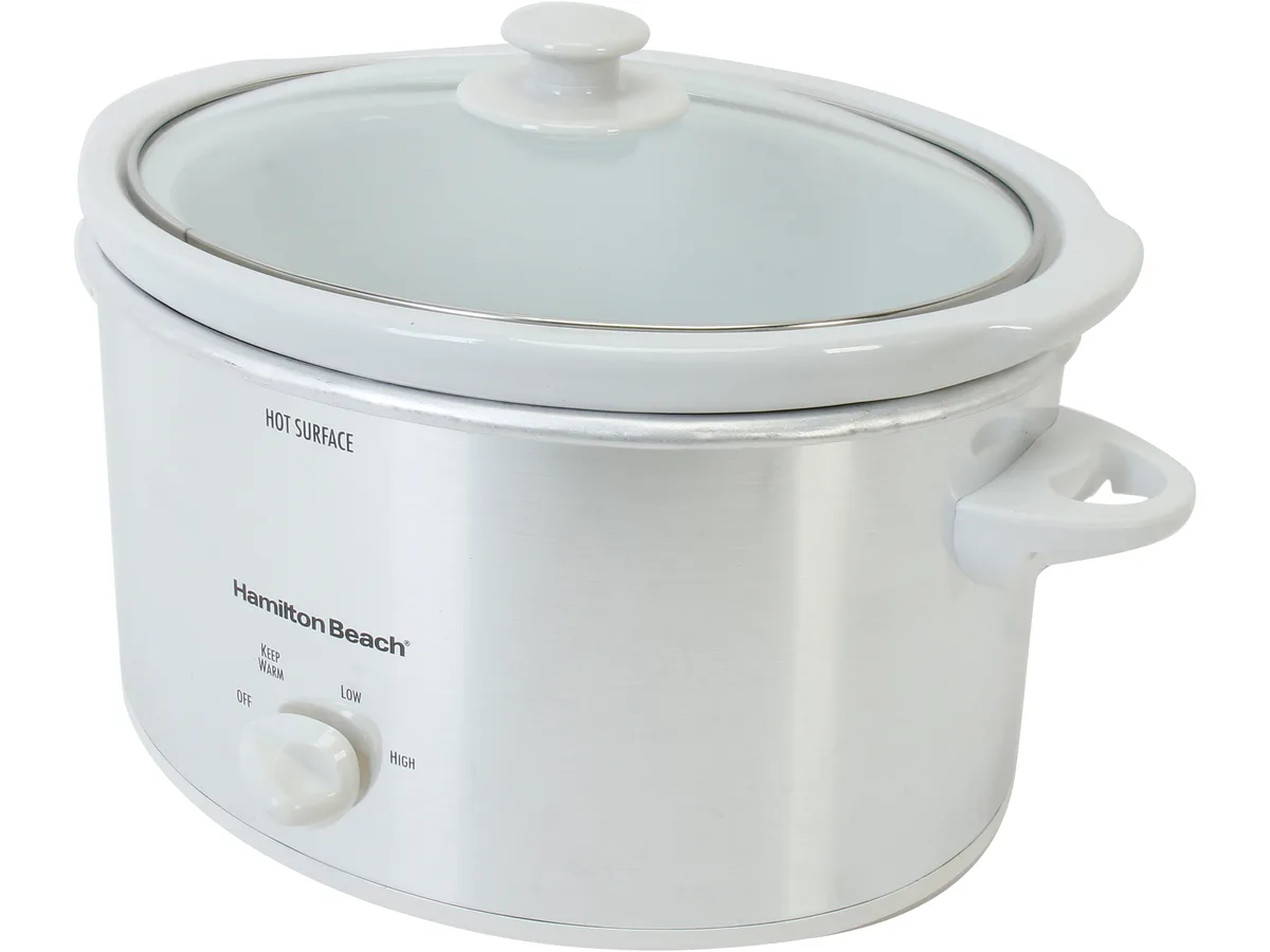 Hamilton Beach Hamilton Beach 33140G 4 Qt Slow Cooker Stainless Steel — product photo