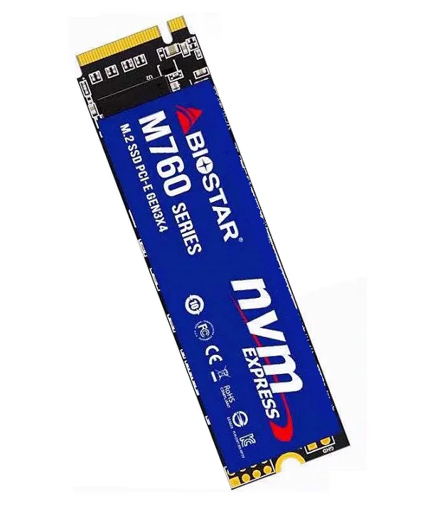 Biostar Biostar M760-256GB M.2 2280 256GB PCIe 3.0 x4 NVMe internal SSD — product photo