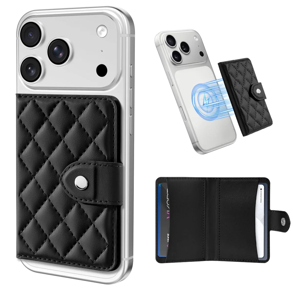 Dadanism BA250284 Magnetic Wallet 4-Card RFID Black — product photo