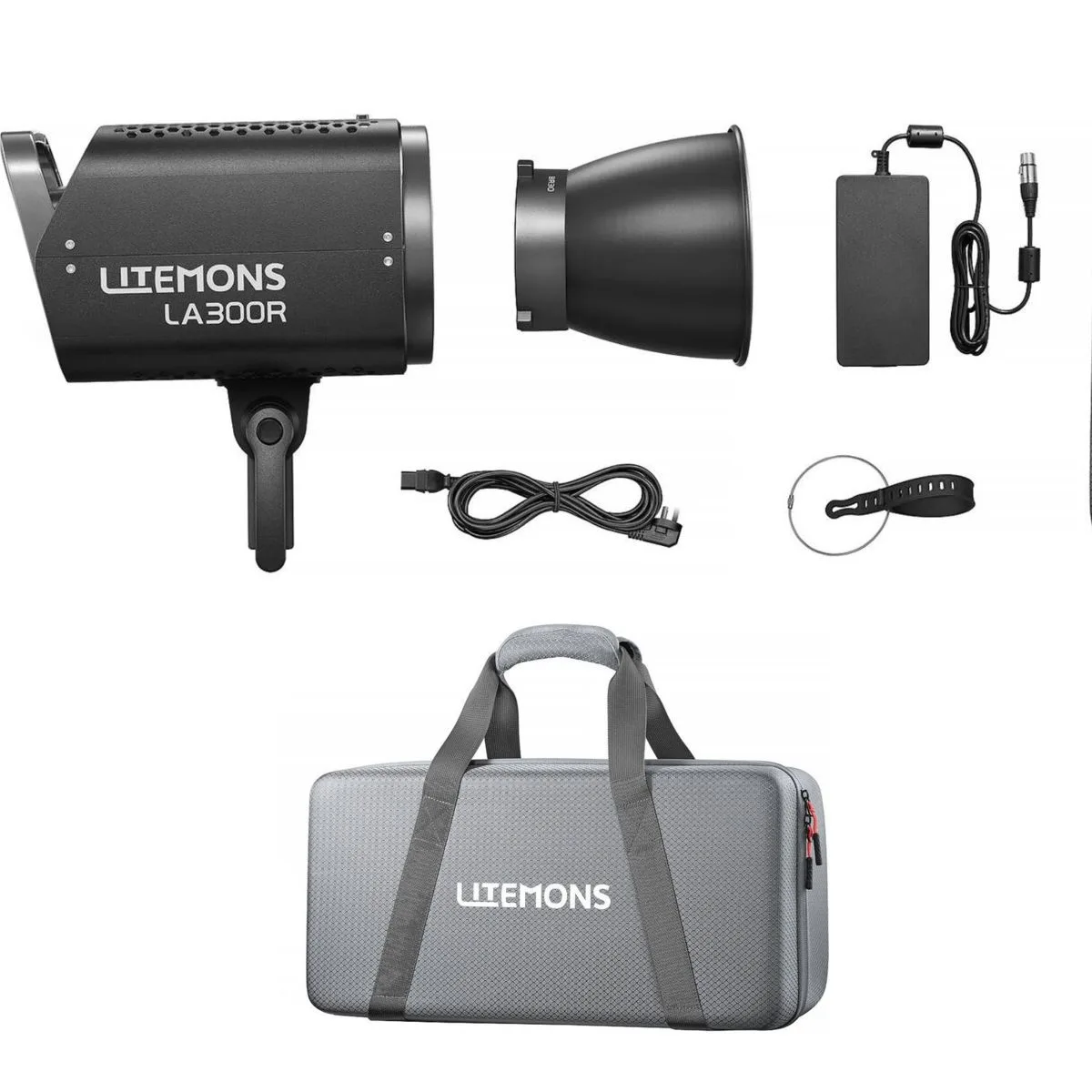 Godox Photo Equipment Co. Ltd Godox Litemons LA300R RGB LED Monolight Black Travel Kit — product photo