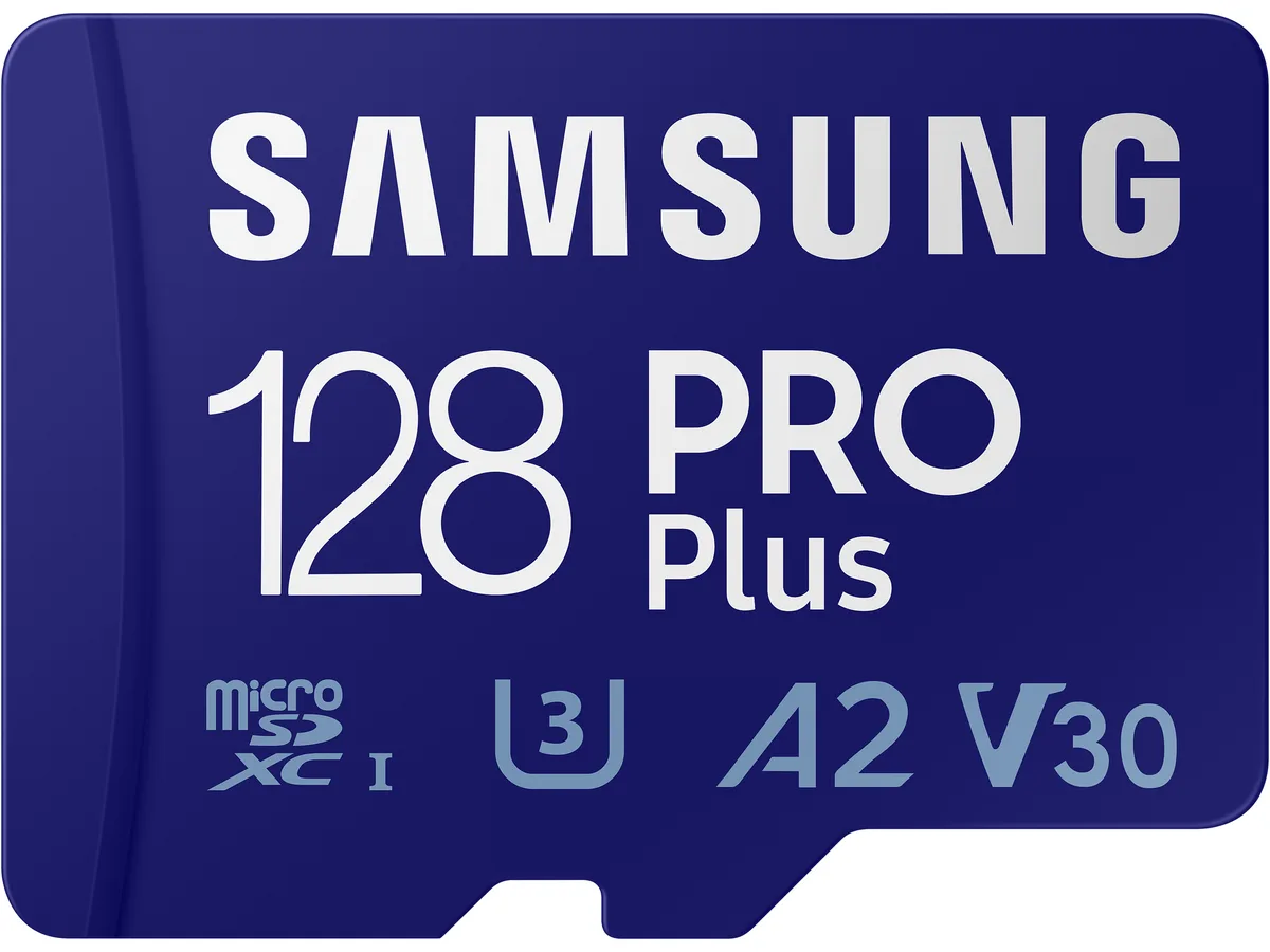 SAMSUNG SAMSUNG PRO Plus 128GB microSDXC MB-MD128KA/AM memory card — product photo