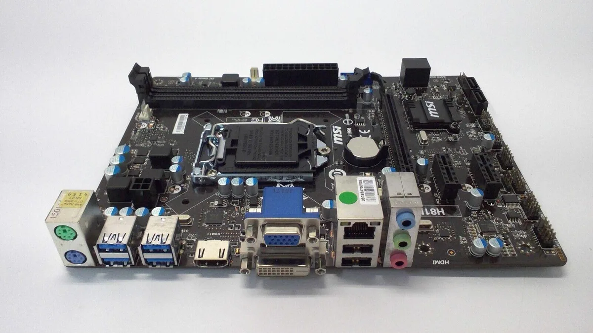 MSI MSI H81M-E34 LGA 1150 MicroATX Intel motherboard DDR3 — product photo