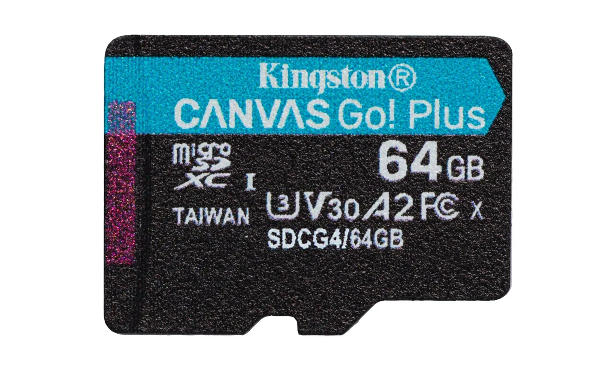 Kingston Technology Corp. Kingston Canvas Go Plus microSDXC 64GB 200MB/s — product photo