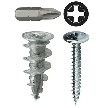 L.H. DOTTIE L.H. DOTTIE WDK8WT Screw Anchor 1-1/2" Zamac Alloy — product photo