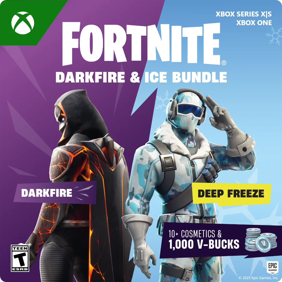 Epic Games Epic Games 7D4-00770 Fortnite Darkfire &amp; Ice Bundle downloadable game — product photo