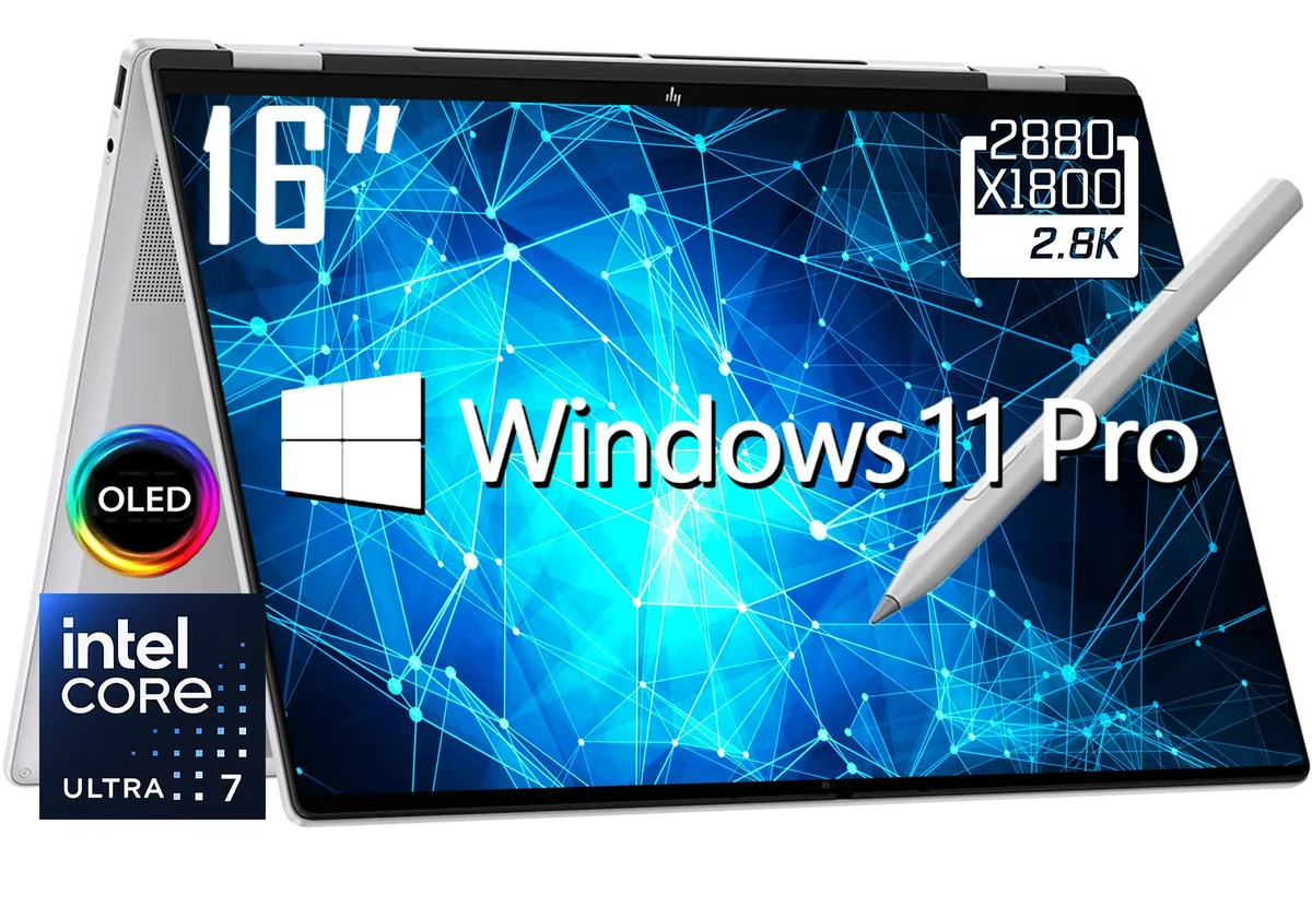 HP HP OmniBook 7 Flip 16" 2-in-1 Ultra 7 258V 32GB 2TB OLED — product photo