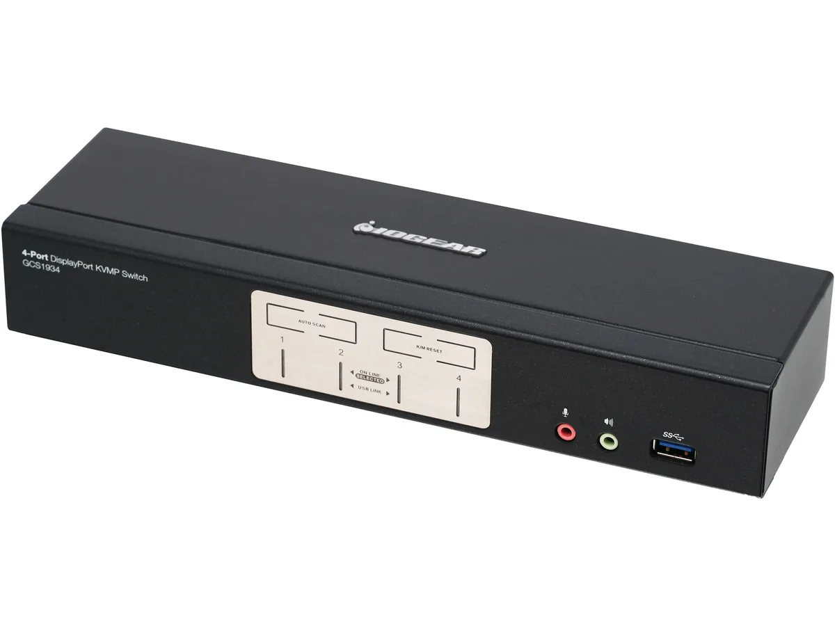 IOGEAR IOGEAR GCS1934 4-Port DisplayPort 1.2 KVMP Switch — product photo