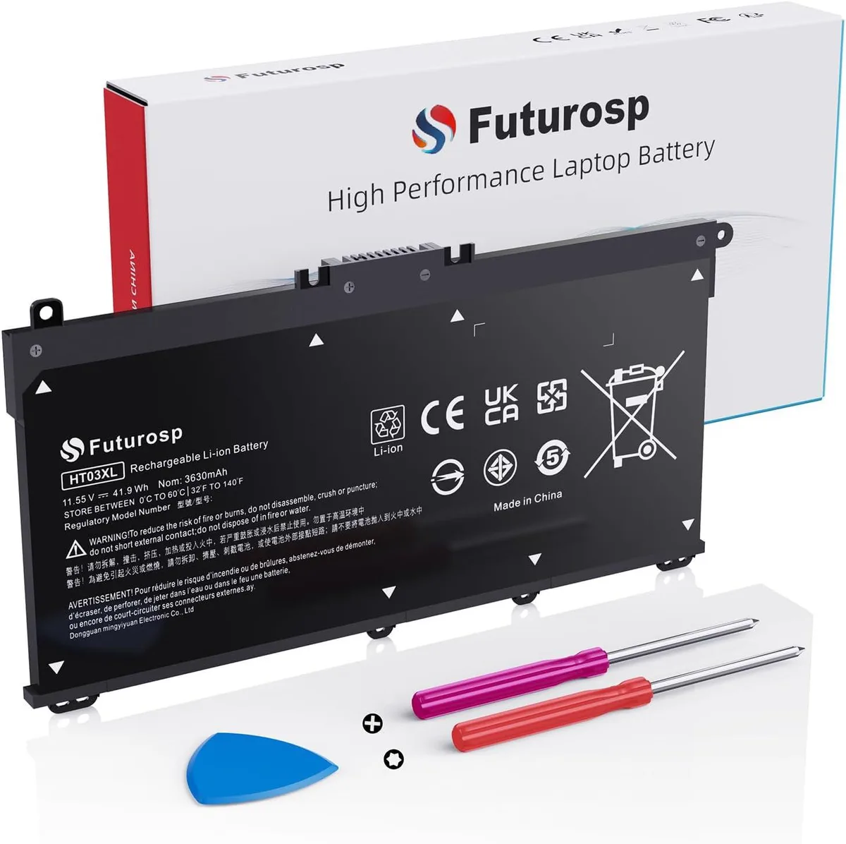 TAURKENAM TAURKENAM HT03XL laptop battery 41.9Wh 11.55V 3-cell — product photo