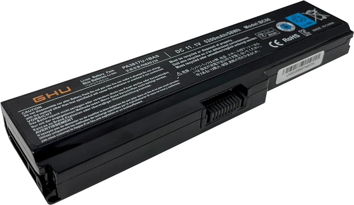 PISKEKAT PISKEKAT GHU Battery 58 Wh PA3817U-1BRS PA3818U-1BRS — product photo