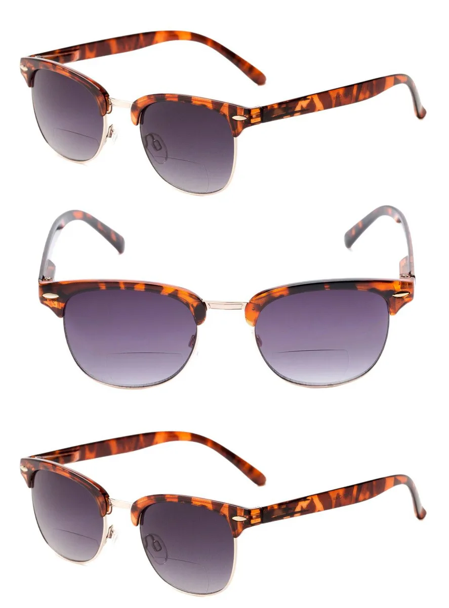 Mass Vision Mass Vision The Executive +1.25 Tortoise Bifocal Reading Sunglasses 3 Pack — product photo