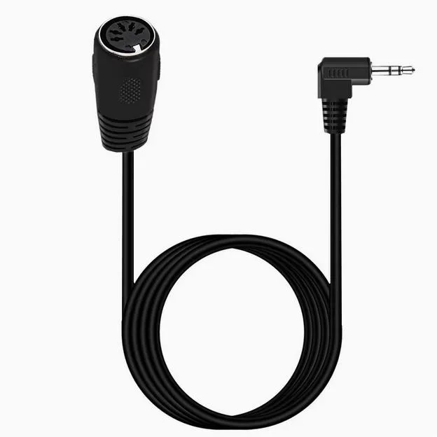 Enfain Enfain 3.5 mm 90° elbow to MIDI 5-core DIN adapter 0.5 m — product photo