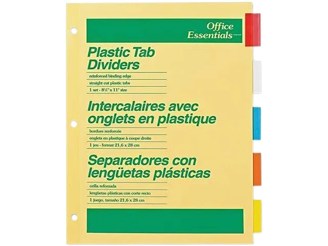 Avery Avery 11465 5-tab dividers card filing — product photo