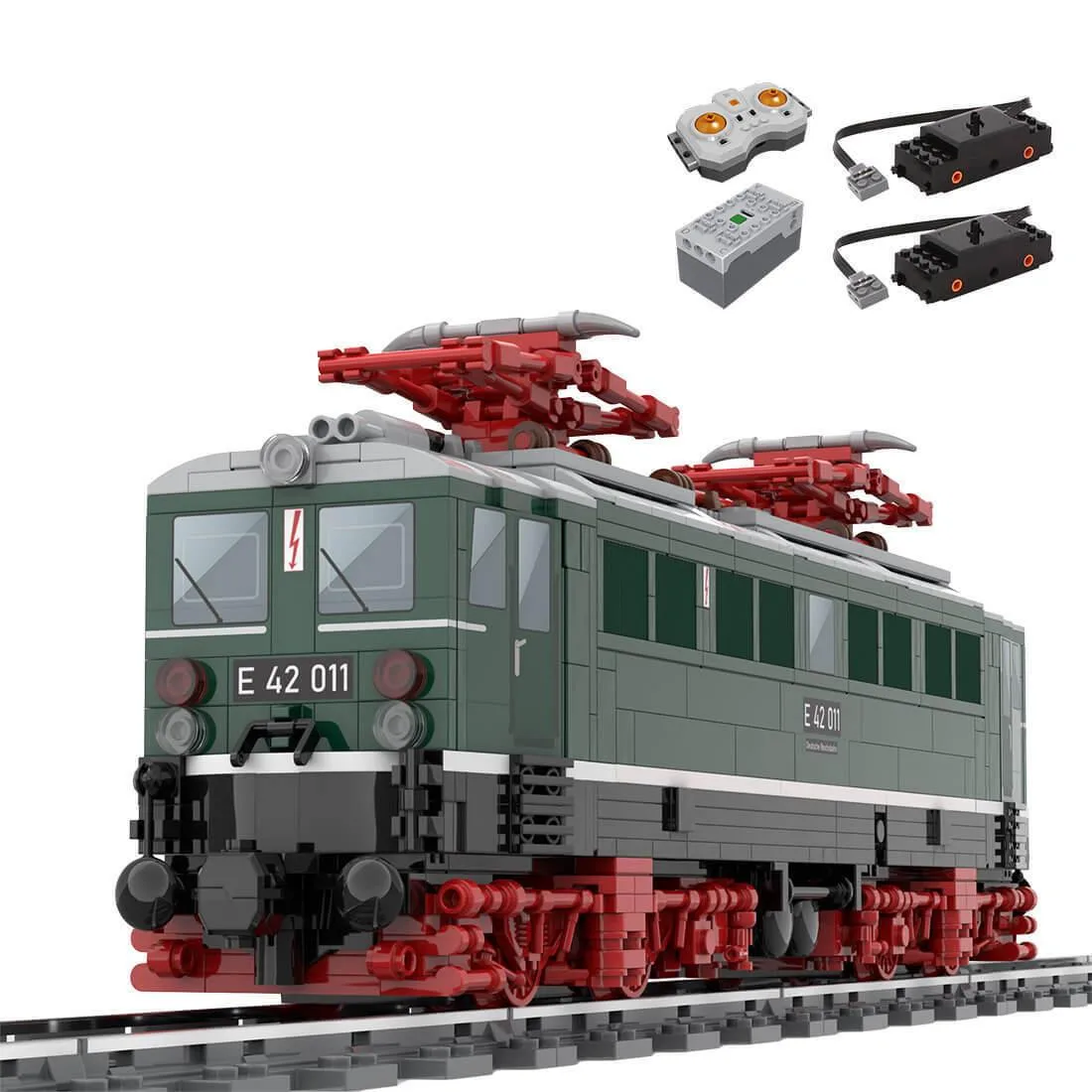 ZITIANYOUBUILD ZITIANYOUBUILD MOC-133607 Electric Locomotive BR E42 1375 Parts — product photo