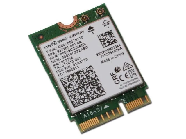 Intel Intel 9560NGW Wi-Fi adapter Bluetooth 5.0 160 MHz 1.73 Gbps — product photo