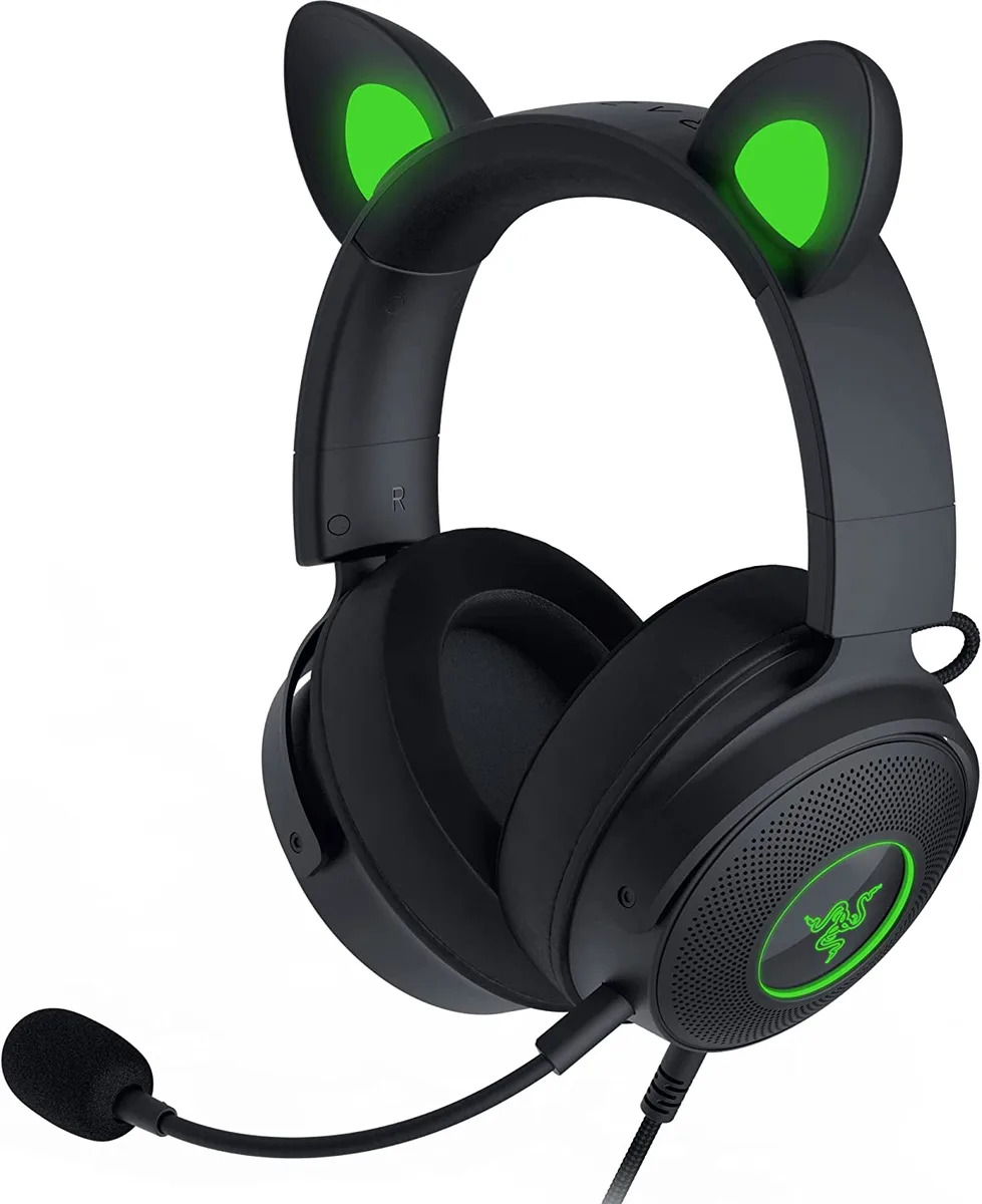 RAZER RAZER RZ04-04510100-R3U1 Kraken Kitty V2 Pro gaming headset — fotografija izdelka