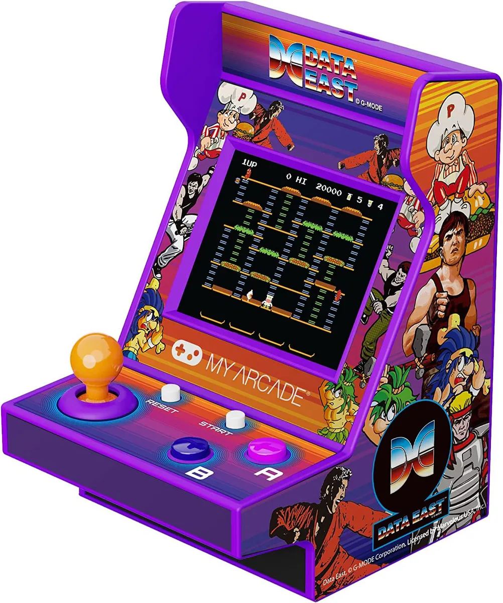 My Arcade My Arcade DGUNL-4118 Data East Hits Pico Player 108 retro games 2" screen 3.75 — product photo