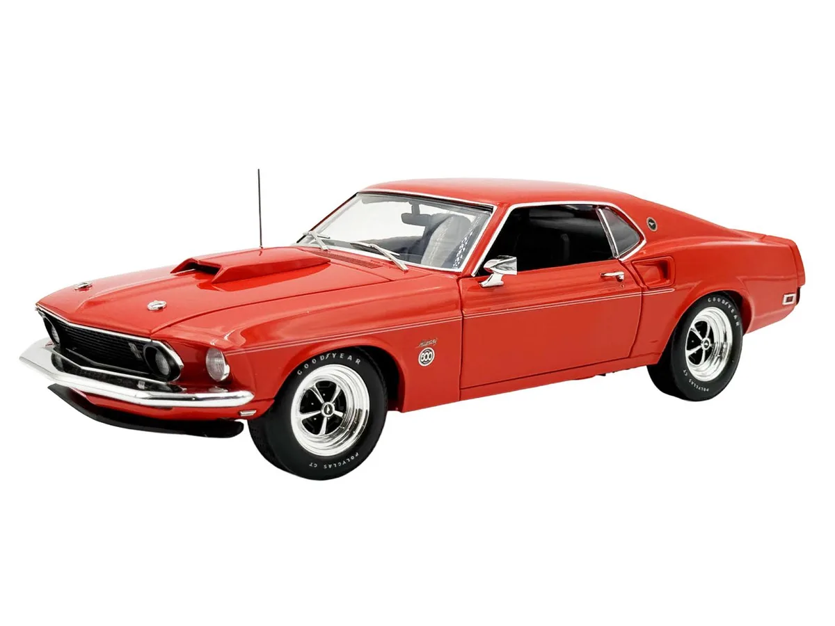 ACME ACME 1969 Ford Mustang Limited Edition 600 Flower Power Red 1/18 Diecast Car — product photo