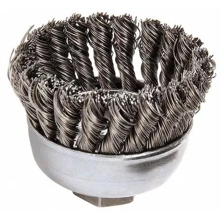 Weiler Weiler SRA-2 Knot Wire Cup Brush .020 5/8-112 3/4" 13286 — product photo