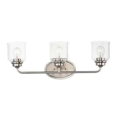 Maxim Maxim 12263 Acadia 3-Light 25" Satin Nickel Vanity Light — product photo