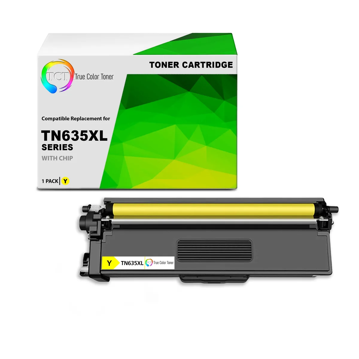TCT TCT TN635XL Yellow Toner Cartridge 4500 Pages — product photo