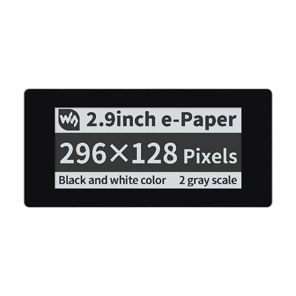 LORDWORLD LORDWORLD 2.9inch Touch E-Paper Module 296×128 development board — product photo