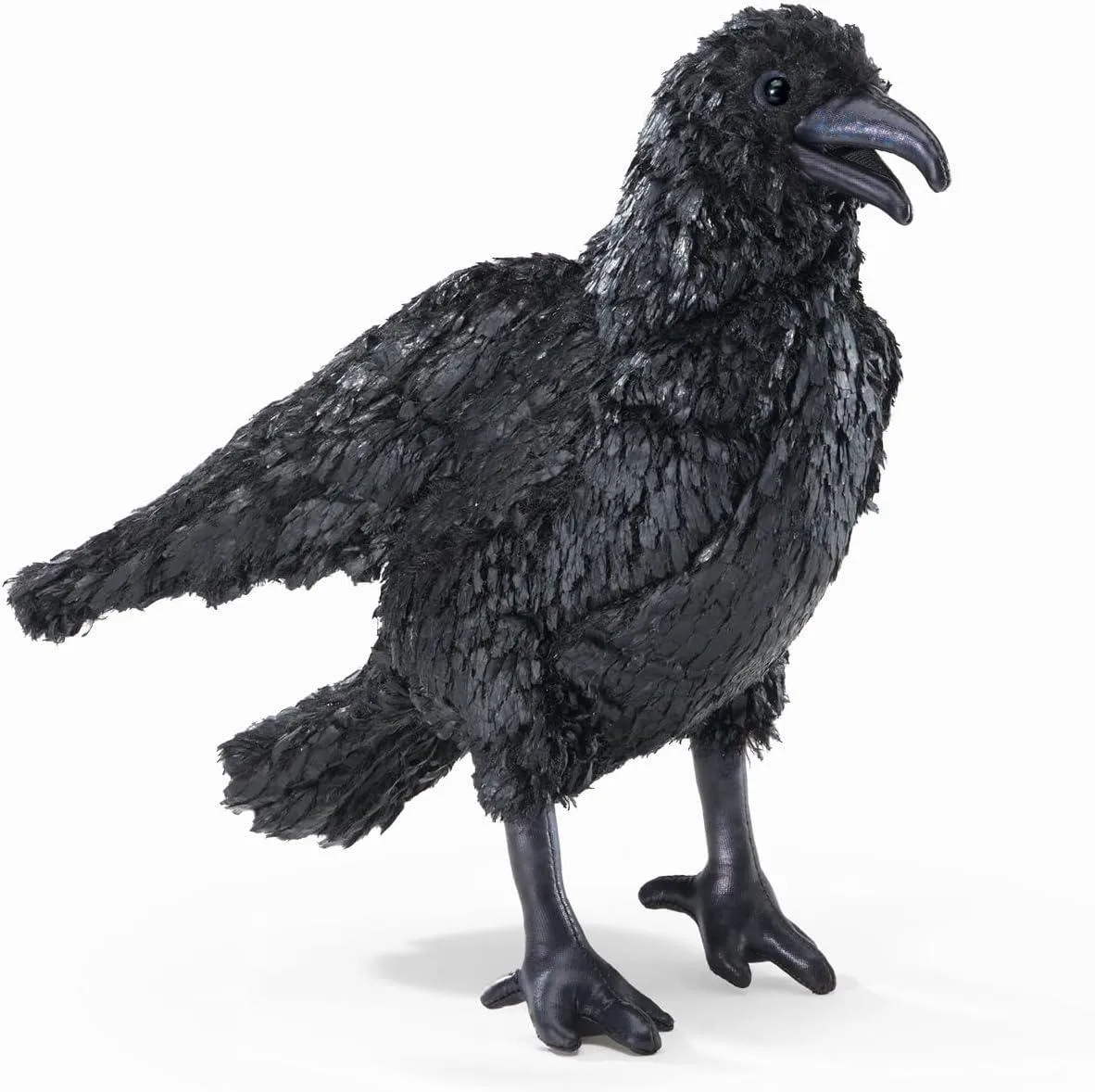Folkmanis Puppets Folkmanis Crow Hand Puppet 11 inches — product photo