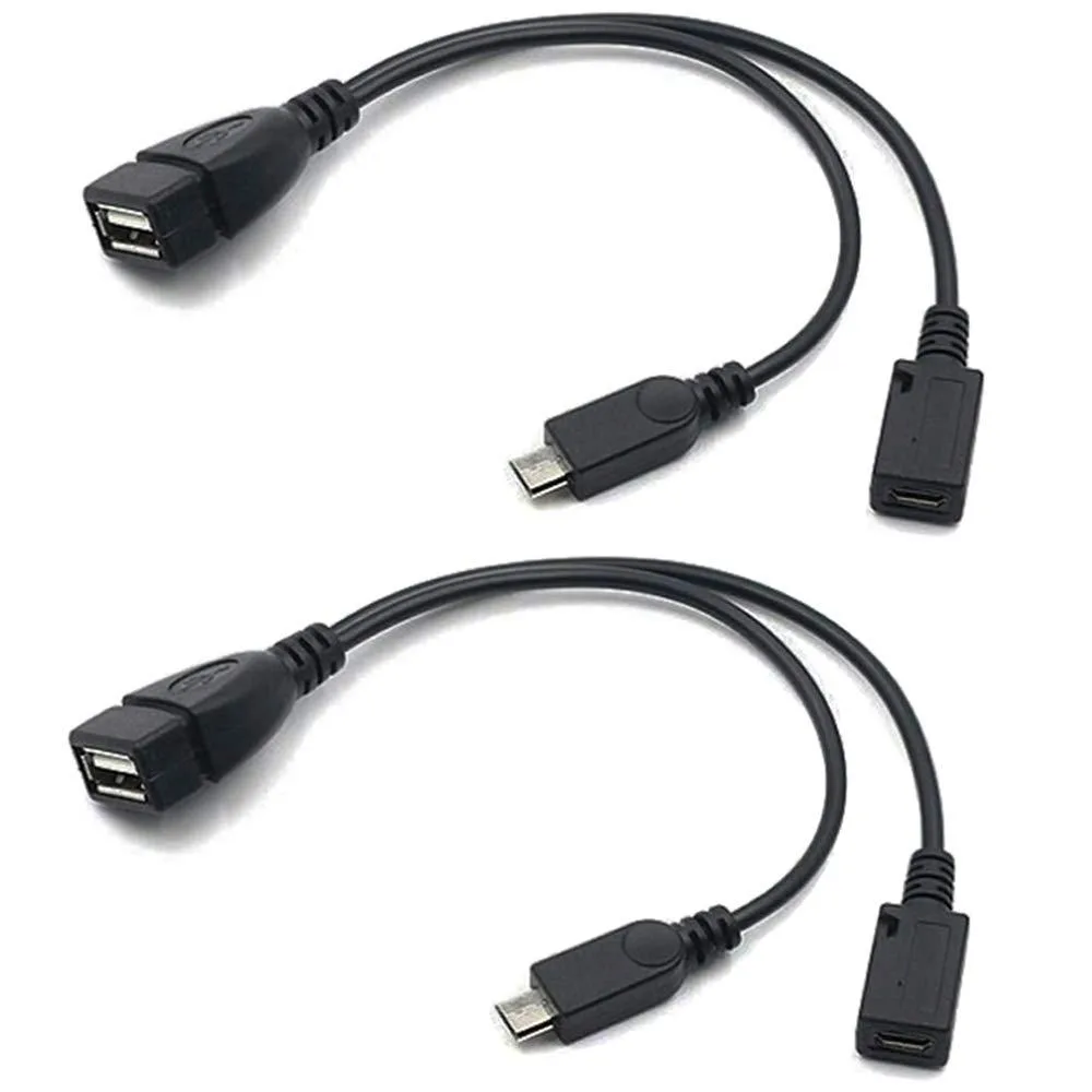 BUCIER BUCIER 2-in-1 Micro USB OTG Adapter 2 Pack — product photo