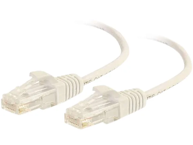 Cables To Go Cables To Go 01185 Cat6 network ethernet cable 1 ft white — product photo