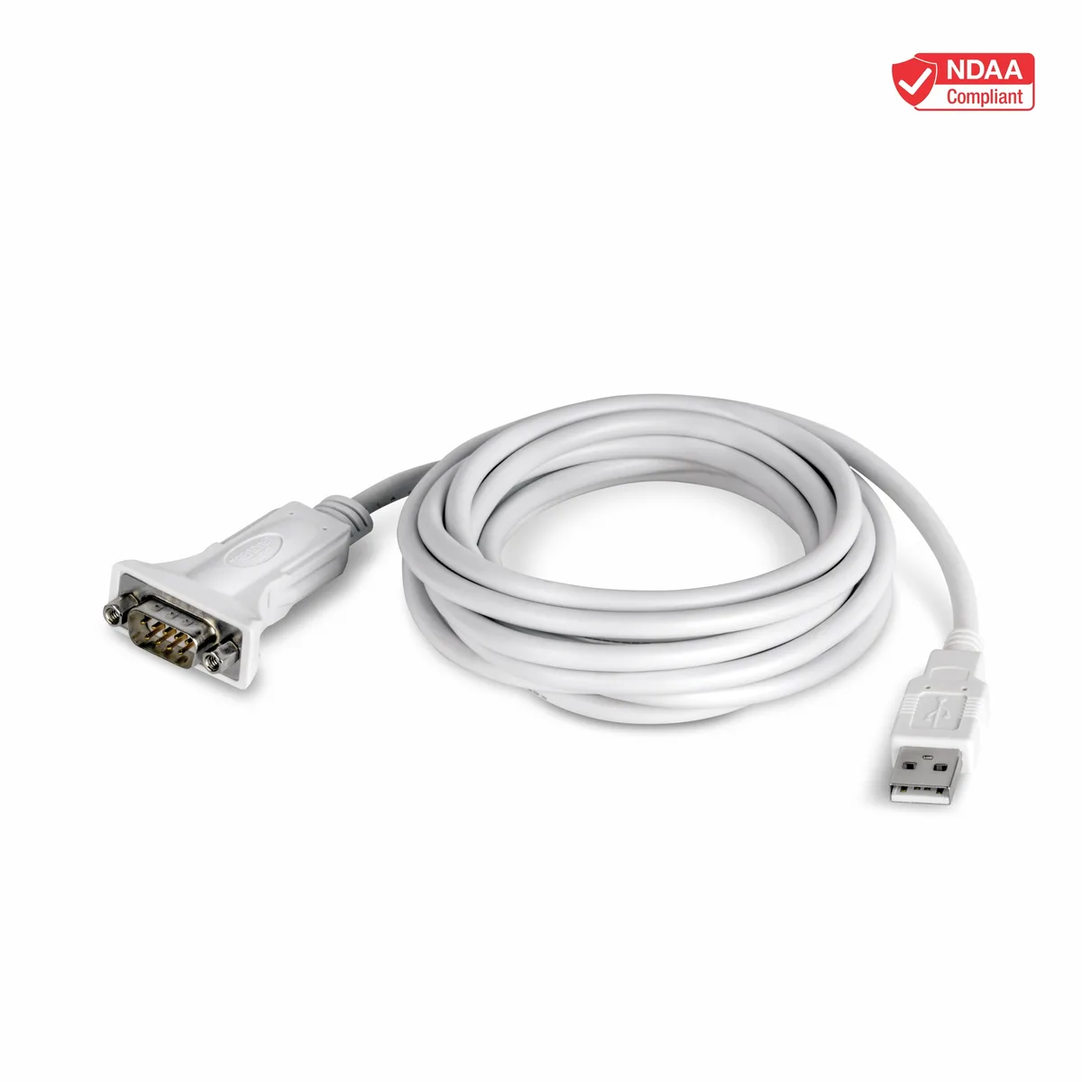 TRENDnet TRENDnet TU-S910 USB to RS232 Serial Converter Cable 10 ft White — product photo