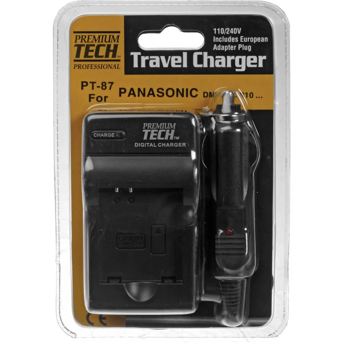 Adorama Adorama PT-87 AC/DC Rapid Charger for Panasonic DMW-BCN10 — product photo