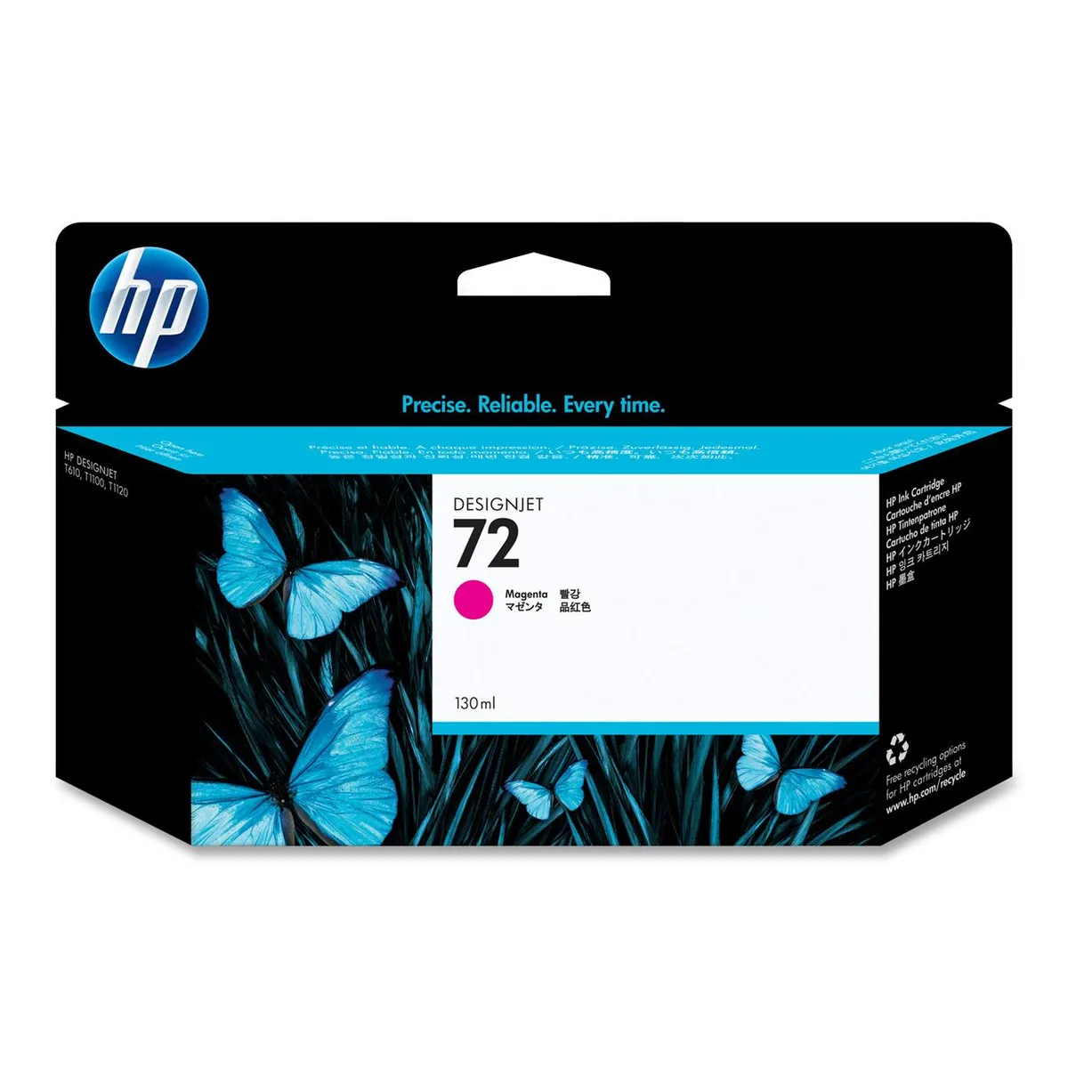 HP HP C9372A 72XL Magenta 130 ml ink cartridge (genuine brands) — product photo