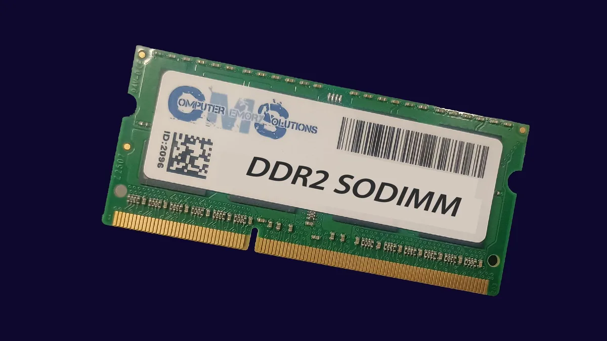 Computer Memory Solutions Computer Memory Solutions 4GB DDR2 667MHz SODIMM 200-pin 2Rx8 memory upgrade — product photo