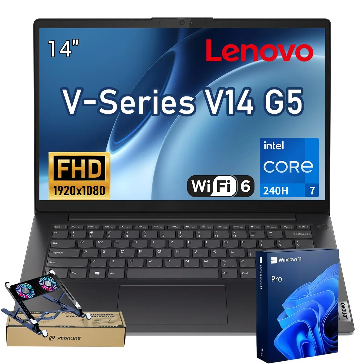 Lenovo Lenovo V14 Gen 5 laptop Core 7 240H 16GB DDR5 1TB — product photo