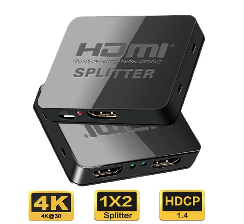 WRIARICH WRIARICH H101 1x2 HDMI Splitter 4K 30Hz 1080p 60Hz — product photo