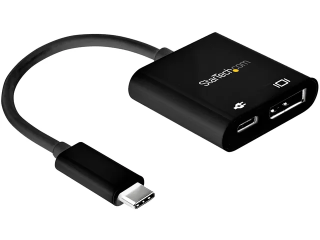 STARTECH STARTECH CDP2DP14UCPB USB-C to DisplayPort Adapter 8K 30Hz 60W PD — product photo
