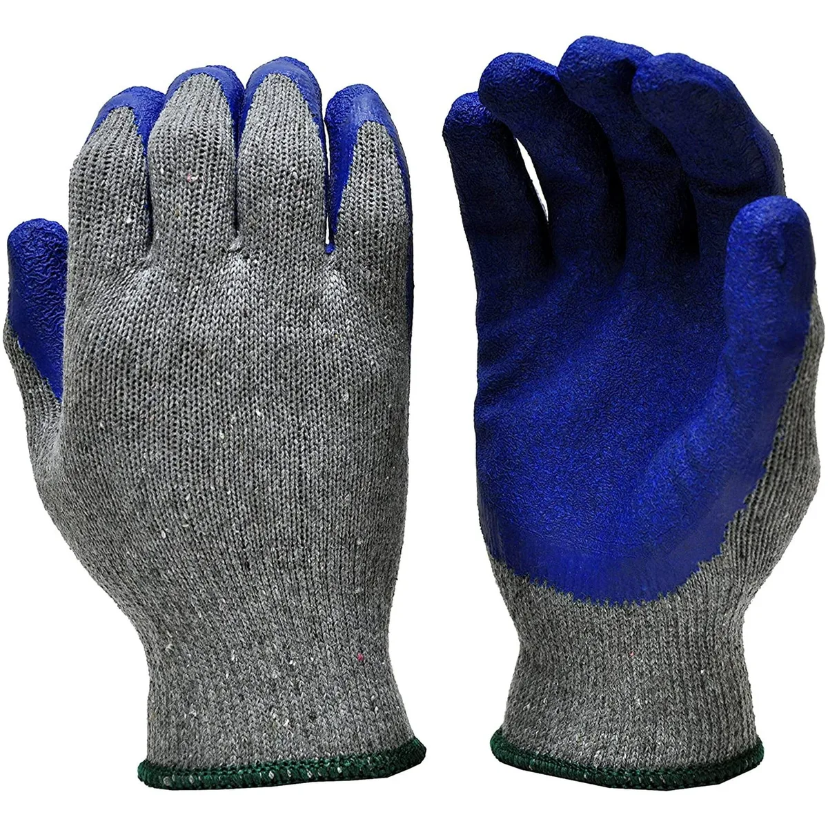 G & F Products G & F Products 1511M-DZ Rubber Latex Coated Gloves Medium 12 Pairs — product photo