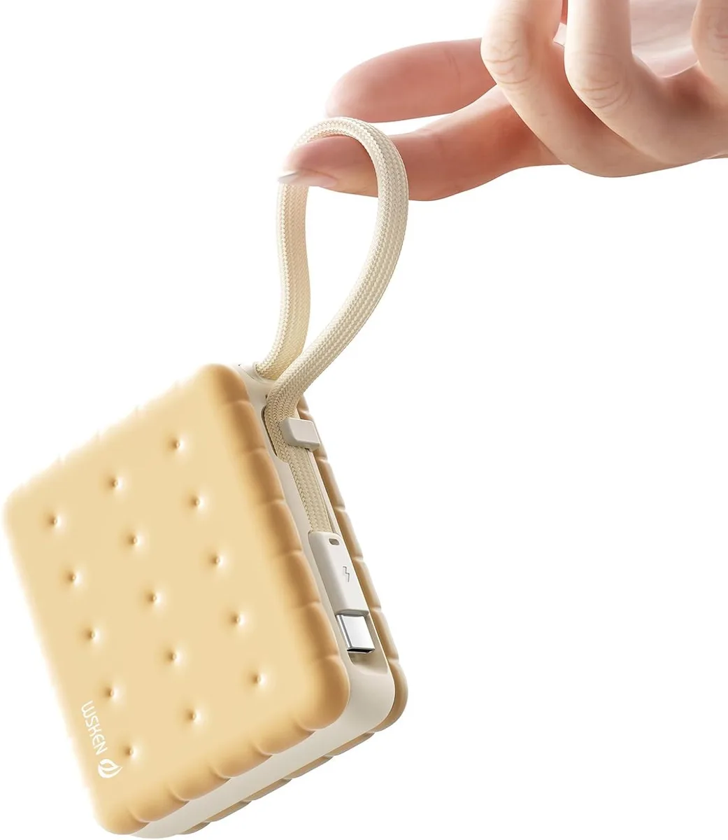 WOOJONG WOOJONG 10000mAh 30W Power Bank Beige — product photo