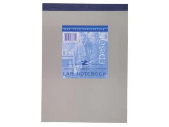 Gray printed-board cover spiral notebook, top binding, 100 quadrille sheets, 8 by 11 inches