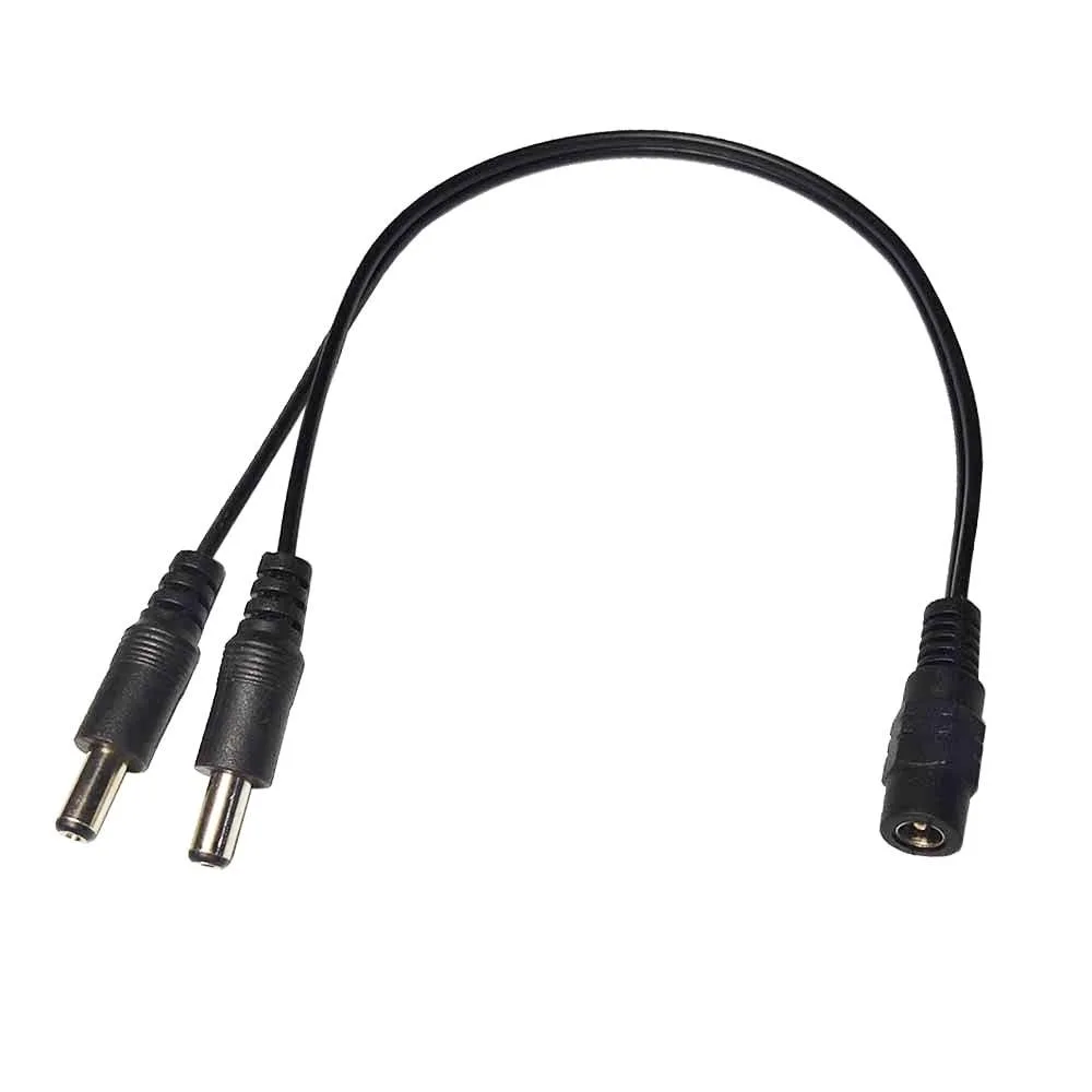 WRIARICH WRIARICH DC Y Splitter Cable 5.5mm x 2.1mm 30cm 2pcs — product photo